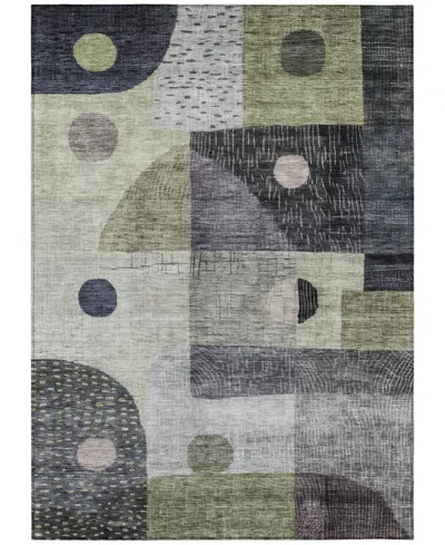 Addison Chantille Machine Washable Acn1117 9'x12' Area Rug In Grass