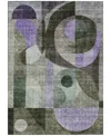 Addison Chantille Machine Washable Acn1117 9'x12' Area Rug In Olive