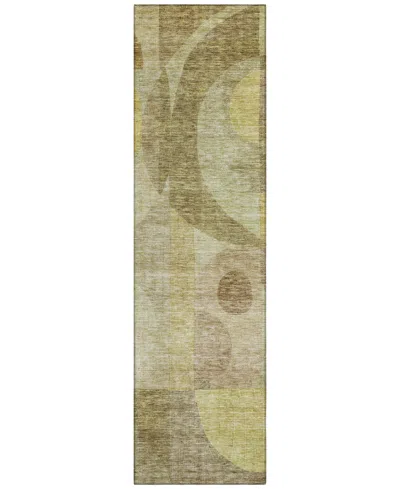 Addison Chantille Machine Washable Acn1118 2'3''x7'6'' Runner Area Rug In Wheat