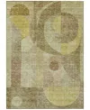 Addison Chantille Machine Washable Acn1118 9'x12' Area Rug In Wheat