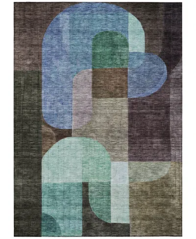Addison Chantille Machine Washable Acn1122 5'x7'6" Area Rug In Blue