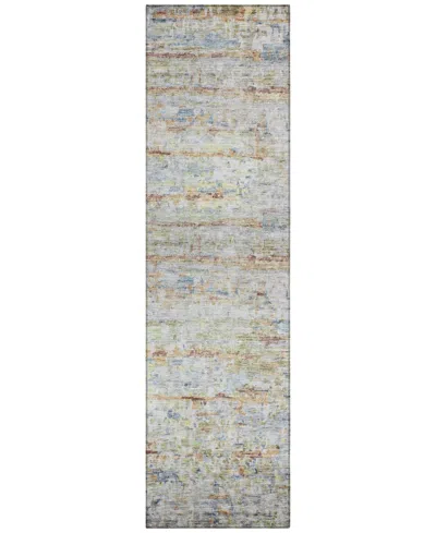 Addison Chantille Machine Washable Acn1127 2'3"x7'6" Runner Area Rug In Copper