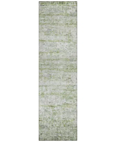 Addison Chantille Machine Washable Acn1127 2'3"x7'6" Runner Area Rug In Grass