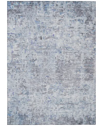 Addison Chantille Machine Washable Acn1128 9'x12' Area Rug In Mist