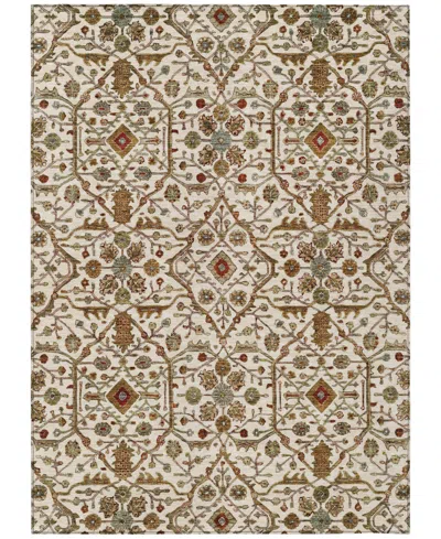 Addison Chantille Machine Washable Acn1130 5'x7'6" Area Rug In Ivory