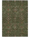 Addison Chantille Machine Washable Acn1130 5'x7'6" Area Rug In Jade
