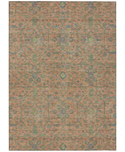 Addison Chantille Machine Washable Acn1131 9'x12' Area Rug In Coral