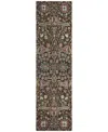 Addison Chantille Machine Washable Acn1132 2'3"x7'6" Runner Area Rug In Chocolate