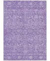 Addison Chantille Machine Washable Acn1133 5'x7'6" Area Rug In Plum