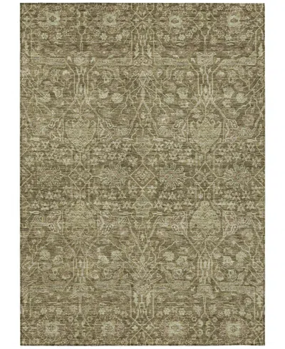 Addison Chantille Machine Washable Acn1133 8'x10' Area Rug In Brown