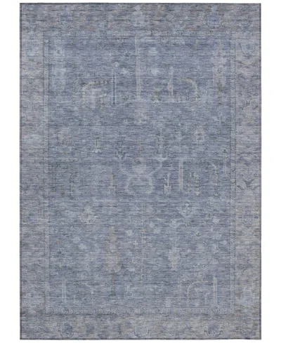 Addison Chantille Machine Washable Acn1135 5'x7'6" Area Rug In Denim