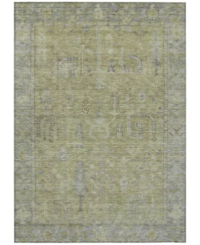 Addison Chantille Machine Washable Acn1135 5'x7'6" Area Rug In Grass