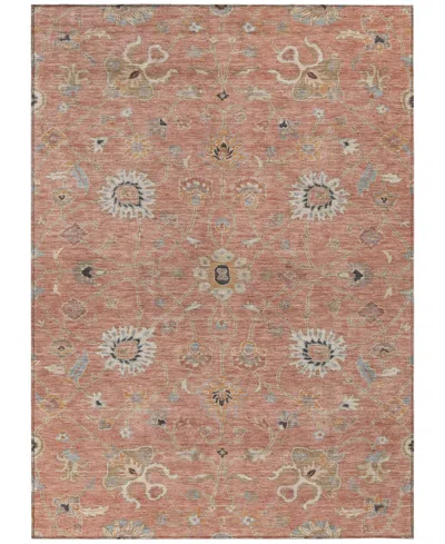 Addison Chantille Machine Washable Acn1137 5'x7'6" Area Rug In Pink