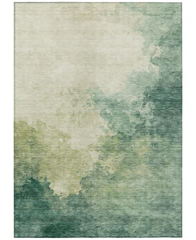 Addison Chantille Machine Washable Acn1138 10'x14' Area Rug In Green