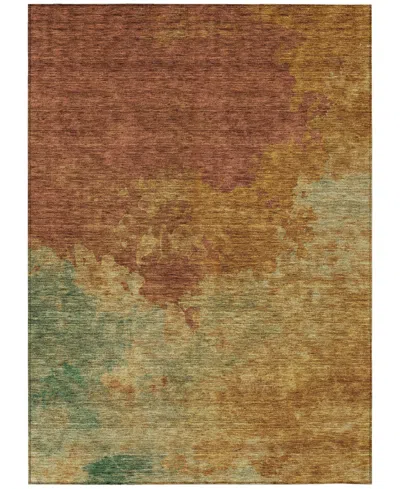 Addison Chantille Machine Washable Acn1138 10'x14' Area Rug In Paprika