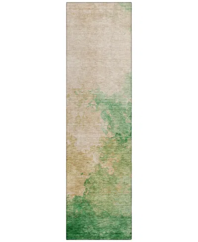 Addison Chantille Machine Washable Acn1138 2'3"x7'6" Runner Area Rug In Peach