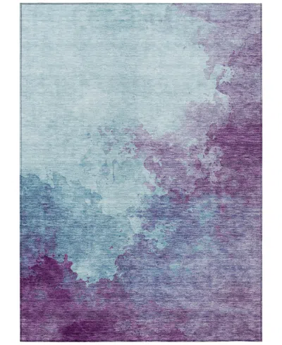 Addison Chantille Machine Washable Acn1138 5'x7'6" Area Rug In Mist