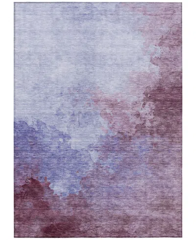 Addison Chantille Machine Washable Acn1138 8'x10' Area Rug In Purple