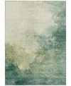 Addison Chantille Machine Washable Acn1138 9'x12' Area Rug In Green