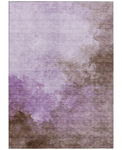 Addison Chantille Machine Washable Acn1138 9'x12' Area Rug In Lavender