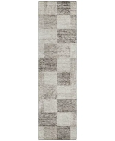 Addison Chantille Machine Washable Acn1139 2'3"x7'6" Runner Area Rug In Beige