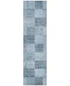 Addison Chantille Machine Washable Acn1139 2'3"x7'6" Runner Area Rug In Denim