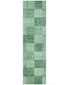Addison Chantille Machine Washable Acn1139 2'3"x7'6" Runner Area Rug In Green