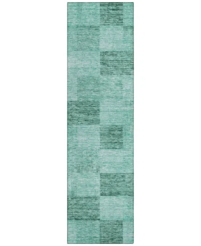 Addison Chantille Machine Washable Acn1139 2'3"x7'6" Runner Area Rug In Mint