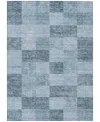 Addison Chantille Machine Washable Acn1139 5'x7'6" Area Rug In Denim