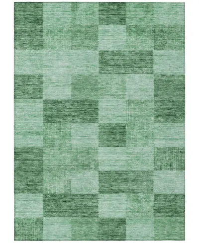 Addison Chantille Machine Washable Acn1139 5'x7'6" Area Rug In Green