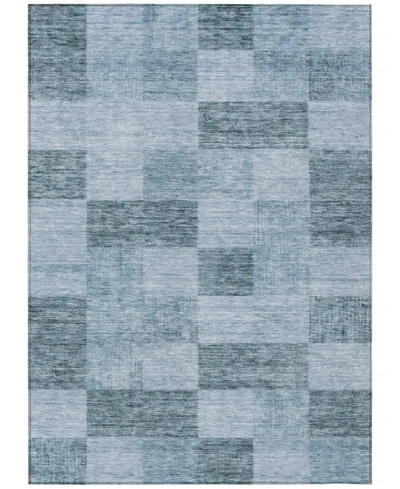 Addison Chantille Machine Washable Acn1139 8'x10' Area Rug In Denim