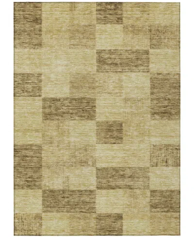 Addison Chantille Machine Washable Acn1139 9'x12' Area Rug In Gold