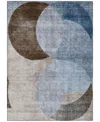 Addison Chantille Machine Washable Acn1140 10'x14' Area Rug In Denim