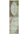Addison Chantille Machine Washable Acn1140 2'3"x7'6" Runner Area Rug In Grass