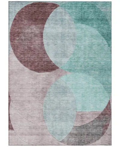 Addison Chantille Machine Washable Acn1140 3'x5' Area Rug In Teal