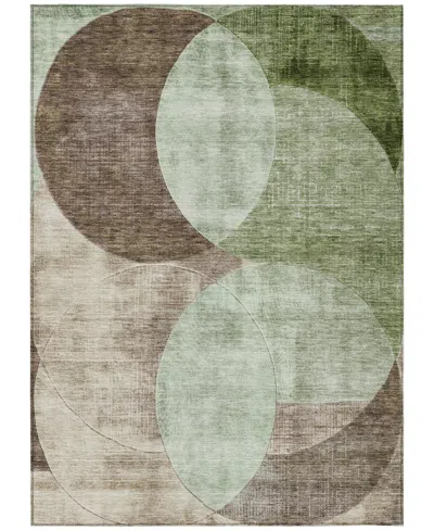 Addison Chantille Machine Washable Acn1140 9'x12' Area Rug In Grass
