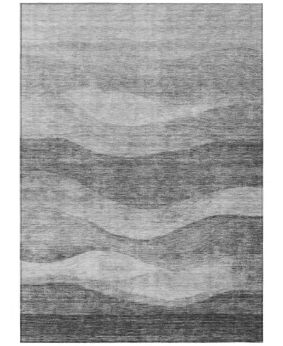 Addison Chantille Machine Washable Acn1141 2'6"x3'10" Area Rug In Gray