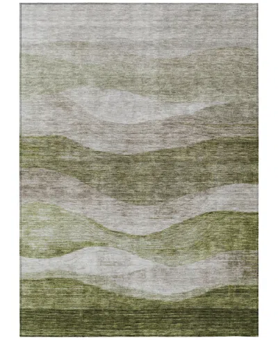 Addison Chantille Machine Washable Acn1141 2'6"x3'10" Area Rug In Green