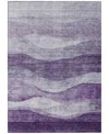 Addison Chantille Machine Washable Acn1141 8'x10' Area Rug In Lavender