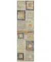Addison Chantille Machine Washable Acn1142 2'3"x7'6" Runner Area Rug In Ivory