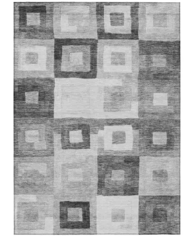 Addison Chantille Machine Washable Acn1142 2'6"x3'10" Area Rug In Gray
