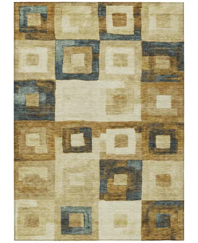 Addison Chantille Machine Washable Acn1142 8'x10' Area Rug In Beige
