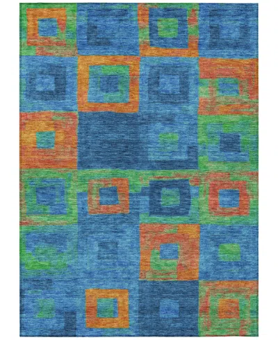 Addison Chantille Machine Washable Acn1142 9'x12' Area Rug In Denim