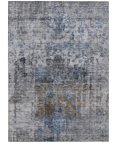 Addison Chantille Machine Washable Acn1144 5'x7'6" Area Rug In Blue
