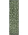 Addison Chantille Machine Washable Acn1145 2'3"x7'6" Runner Area Rug In Thyme