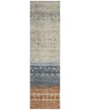 Addison Chantille Machine Washable Acn1147 2'3"x7'6" Runner Area Rug In Brown