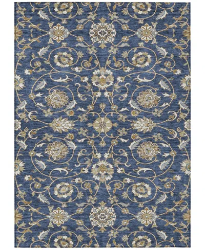 Addison Chantille Machine Washable Acn1149 8'x10' Area Rug In Navy