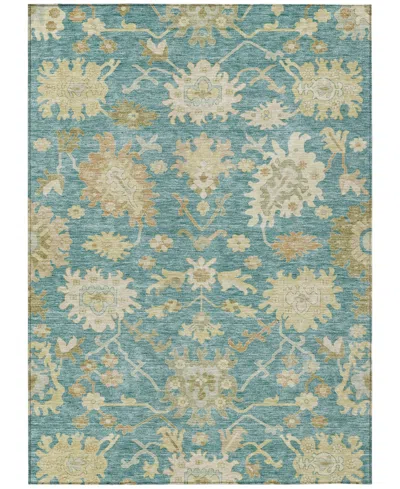 Addison Chantille Machine Washable Acn1150 8'x10' Area Rug In Teal