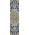 Addison Chantille Machine Washable Acn1151 2'3"x7'6" Runner Area Rug In Navy