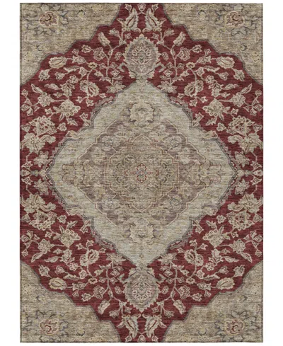 Addison Chantille Machine Washable Acn1151 2'6"x3'10" Area Rug In Cranberry